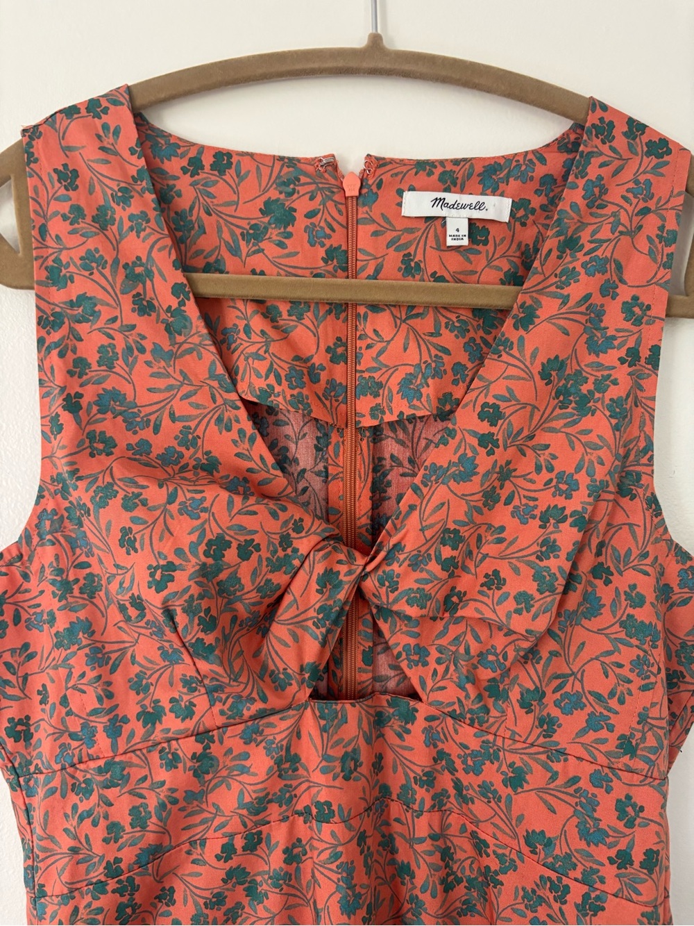 100% cotton Madewell Midi Dress